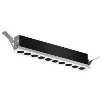 Faretto Led da Incasso STARLINK LINEAR 10x2W 1745lm CRI90 36D IP20 230V Bianco Foro 236x26mm