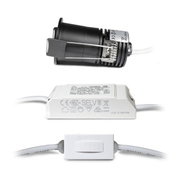 Faretto Led da Incasso MINI STAR 15W 1420lm CRI90 24D IP20 230V Bianco Foro 65mm