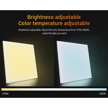 Led Panel 30x30 MiBoxer FUTL03 20W 1400lm RGB+CCT 160D IP20 230V White RF2.4GHz UGR19