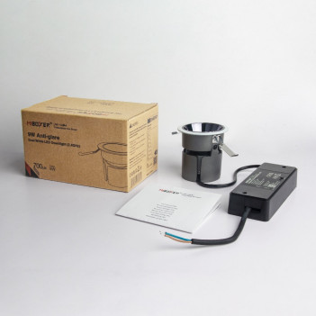 Recessed Spotlight Led MiBoxer FUT076 9W 700lm CCT CRI90 24D IP20 230V White/Black RF2,4GHz Hole 60mm