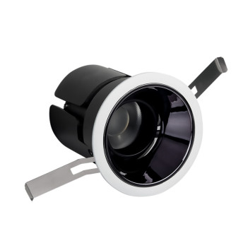 Faretto Led da Incasso MiBoxer FUT076ZR 9W 700lm CCT CRI90 24D IP20 230V Bianco/Nero RF2,4GHz e ZigBee3.0 Foro 60mm