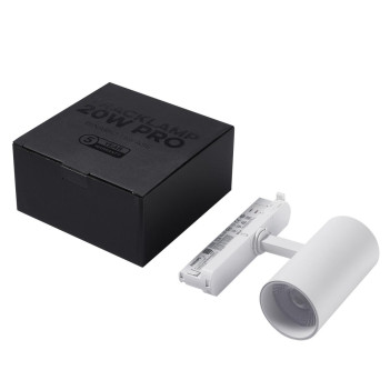 Faretto Led per Binario Trifase PRO V2.0 20W 1800lm CRI90 36D 230V Bianco