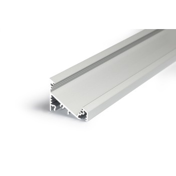 CORNER14 Angular Aluminum Profile for Led Strip - Anodized 2mt - Complete Kit