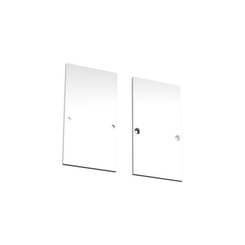 Profilo in Alluminio 3567 per Striscia Led - Bianco 3mt - Kit Completo