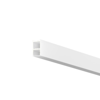 Aluminium Profile 3567 for Led Strips - White 2 metres - Complete Kit