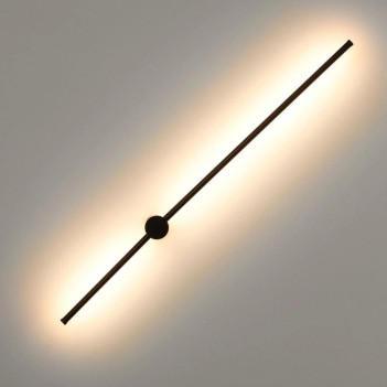Wall Led Light LINE 15W 1275lm 3000K IP20 230V Black