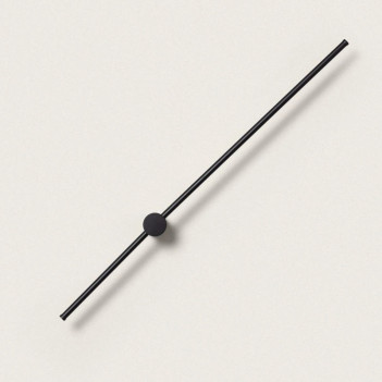 Wall Led Light LINE 15W 1275lm 3000K IP20 230V Black