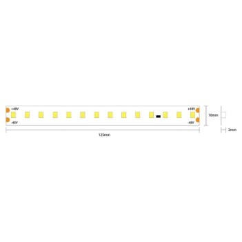 Striscia Led Extra Long 25mt 112led/mt 12W/mt SMD 2835 24V IP20