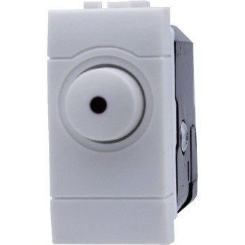 REGOLATORE ON / OFF DIMMER MAX 1000W - 1 MODULO BIANCO - SERIE