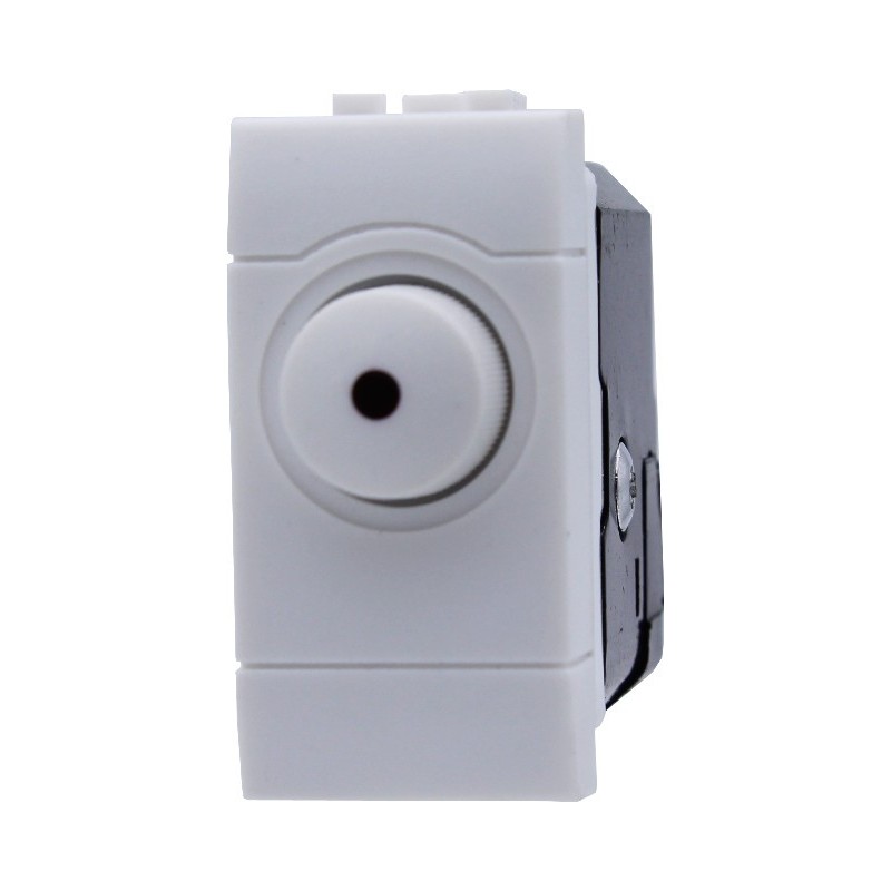 Regolatore On / Off Dimmer Max 1000W - 1 Modulo Bianco -