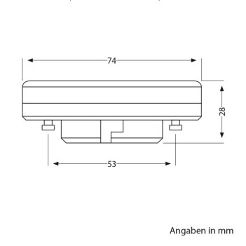 Lampada Led GX53 4W 280lm 100° 220V en