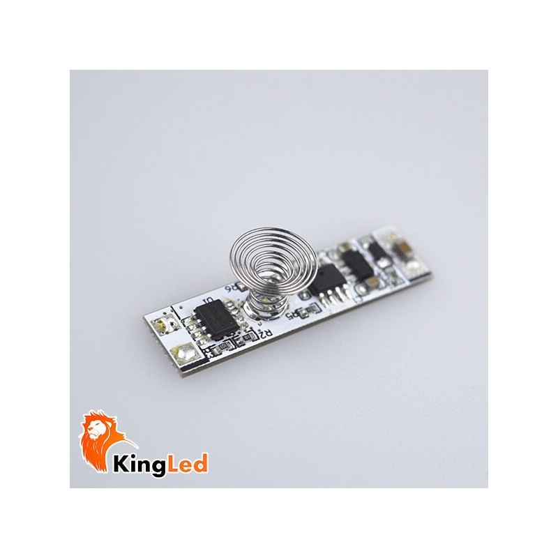 Interruttore Touch ON/OFF e Dimmer per Profilo in Alluminio Interruttore Touch ON/OFF e Dimmer per Profilo in Alluminio