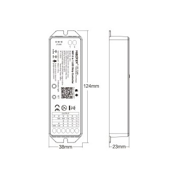 MiBoxer WL5 Ricevitore WiFi Universale per Striscia Led DC