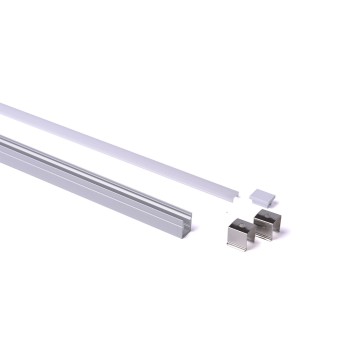 Profilo in Alluminio super slim 7mm L047 per Striscia Led - Anodizzato