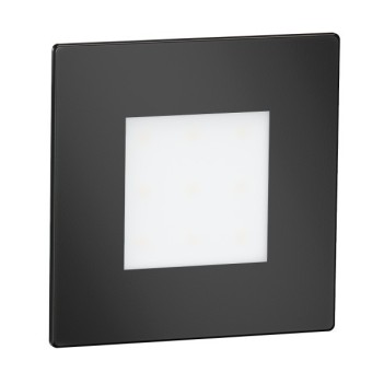 Segnapasso Applique da Muro 1W 40lm 220V IP65 – FEX Nero su