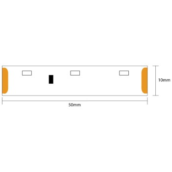 Striscia Led Side View CRI95 24W 1200lm 12V IP20 PCB 8mm