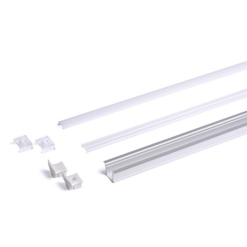 Profilo in Alluminio da Incasso CC-31 ALTO per Striscia Led