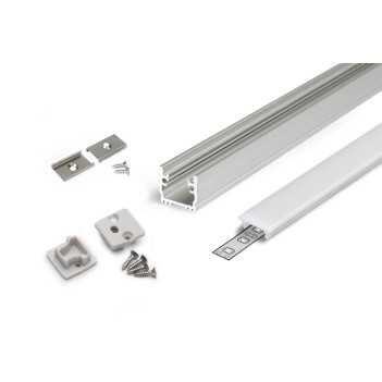 KING LED | Profilo in alluminio calpestabile FLOOR12 per striscie Led