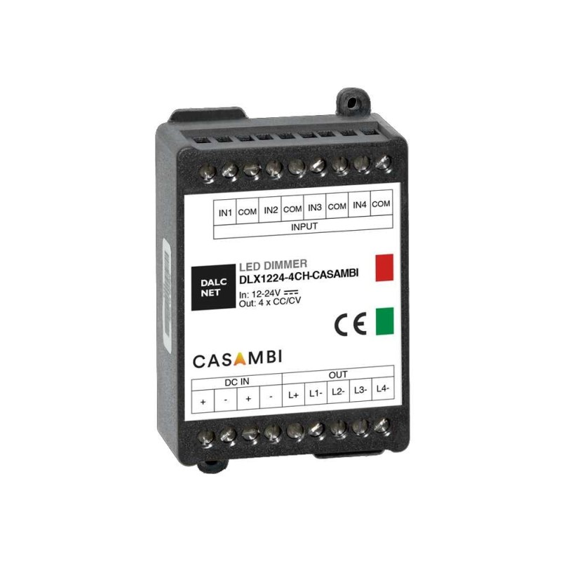 DALCNET DLX1224-4CV - CASAMBI - CONTROLLER DIMMER 4CH