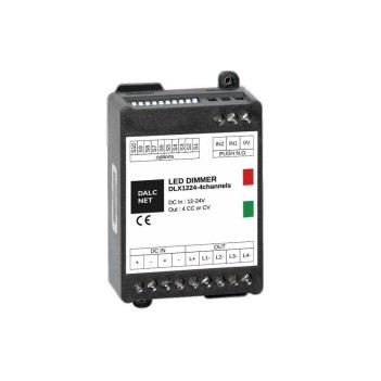 DALCNET DLX1224-4CV Controller Dimmer Monocolore, Dual