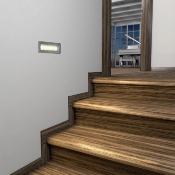 Segnapasso Incasso da Muro 2W 130lm 220V IP44