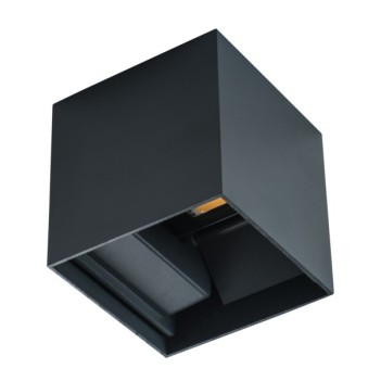 Wall Light 7W 360lm 4000K 220V IP54 - REKA Black Cube