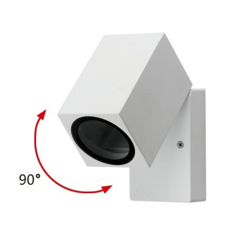 Applique da Muro Per Faretto Led GU10 220V IP54 – MISE Bianco