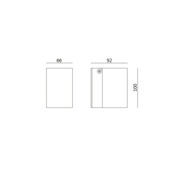 Applique da Muro Per Faretto Led GU10 220V IP54 – MISE Bianco