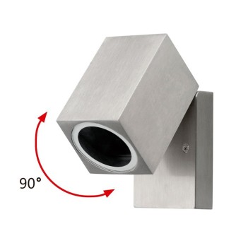 Applique da Muro Per Faretto Led GU10 220V IP54 – MISE Alluminio