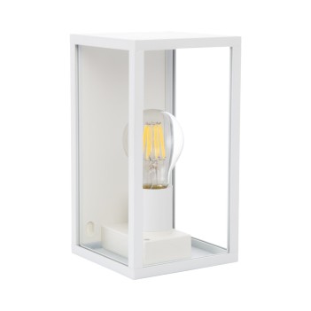 Applique da Muro per Lampadina E27 220V IP44 – ATRIUM Bianco