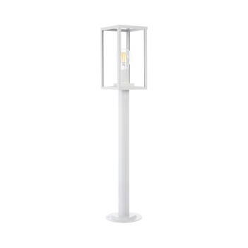 Garden Bollard for E27 220V IP44 Led Bulb - ATRIUM White