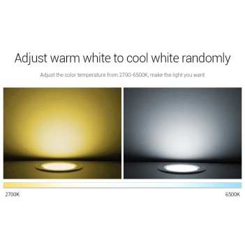 Mi-Light Plafoniera da Incasso 25W RGB+CCT WiFi FUT060 Foro