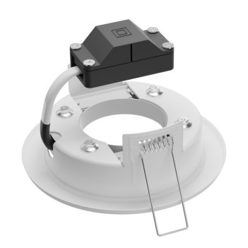 GX53 Led Lamp Recessed Spotlight Holder 90mm Hole - White