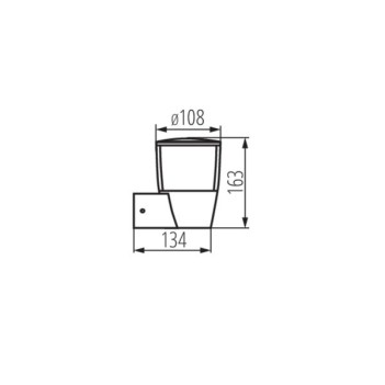 Applique da Muro Per Lampadina E27 220V IP44 - SORTA