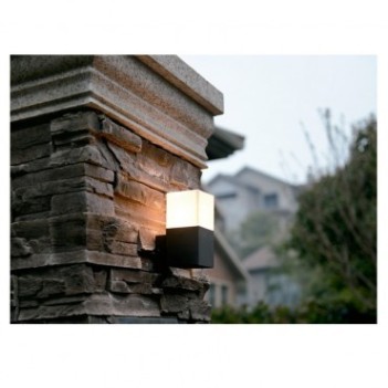 Wall Light For Bulb E27 220V IP44 - VADRA Black