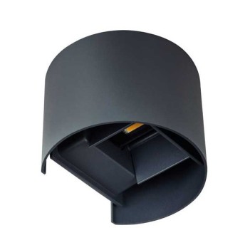 Applique da Muro 7W 380lm 4000K 220V IP54 – REKA Nero