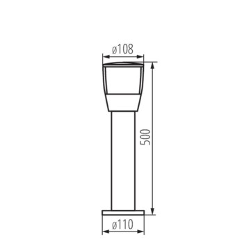 Paletto da Giardino per Lampadina Led E27 220V IP44 – SORTA