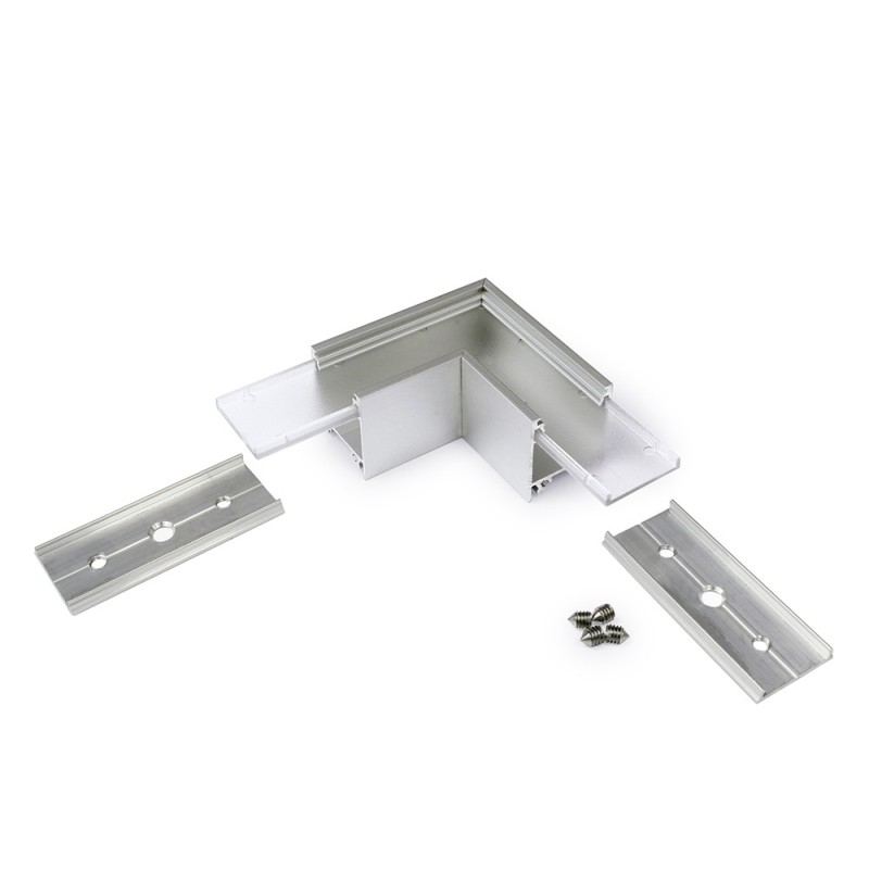 Connettore per Profilo LINEA20 Anodizzato - Connessione Connettore per Profilo LINEA20 Anodizzato - Connessione