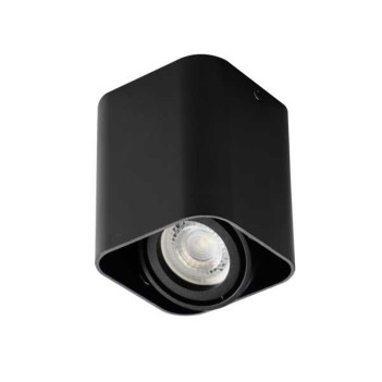 GU10 Led Spotlight Adjustable Wall Light Holder - TOLEO Square Black