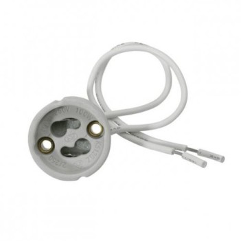 5pz Portalampada GU10 in Ceramica per Faretti Led