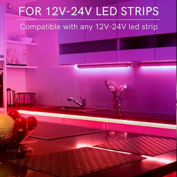 Ricevitore WiFi Universale per Strisce Led 12V 24V 8A en