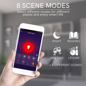 Led Lightbulb 11W 1050lm WiFi RGB+CCT en