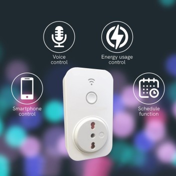 Presa Italiana 16A con Lettura Consumo - Smart WiFi compatibile