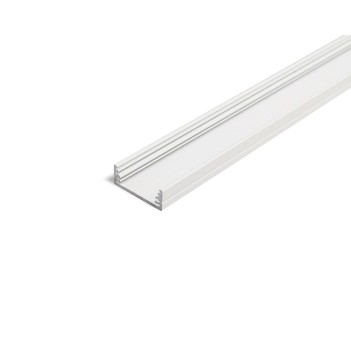 Profilo dissipatore in alluminio per strisce led - Alloggiamento 24 mm