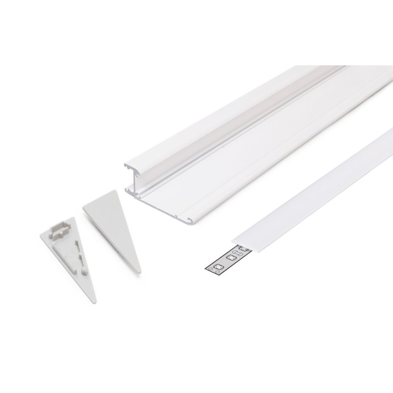 Profilo in Alluminio da Parete WALLE12 per Striscia Led -