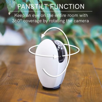 KiWi 4S WiFi Swivel Camera - Compatible with Alexa, Google and Smartphones