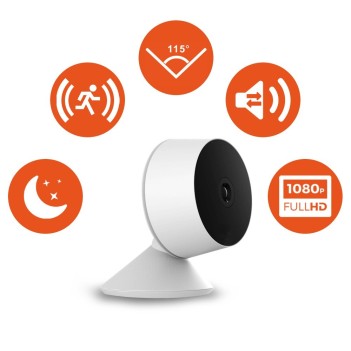 Telecamera HD Fisso Mini – Smart WiFi compatibile con Alexa