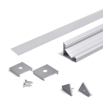 Profilo in Alluminio Angolare 30°/60° Modello CORNER14 -