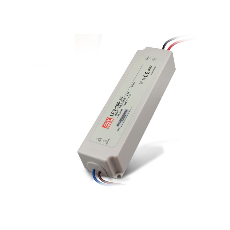 Outdoor Power Supply 100W for Led Strip 24V Meanwell LPV-100-24 Outdoor Power Supply 100W for Led Strip 24V Meanwell LPV-100-24