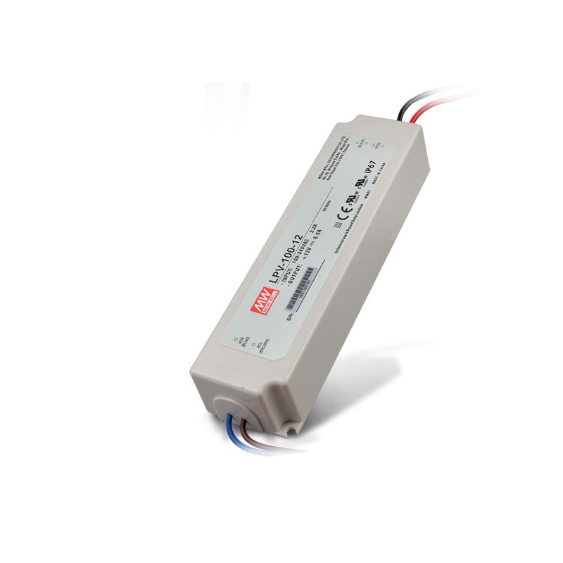 Alimentatore da Esterno 100W per Strip Led 12V Meanwell Alimentatore da Esterno 100W per Strip Led 12V Meanwell